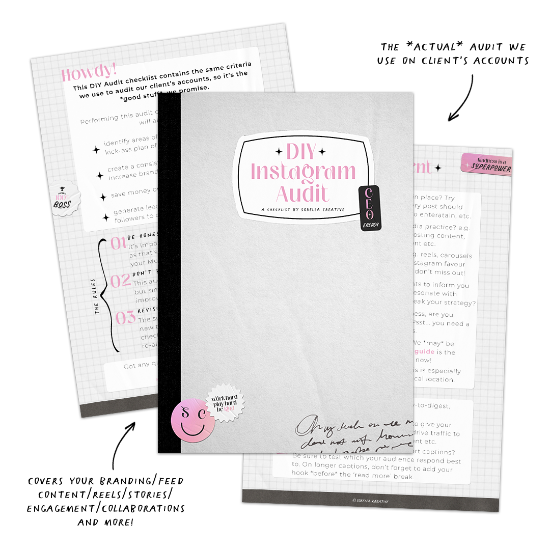 Sorella Creative DIY Instagram Audit