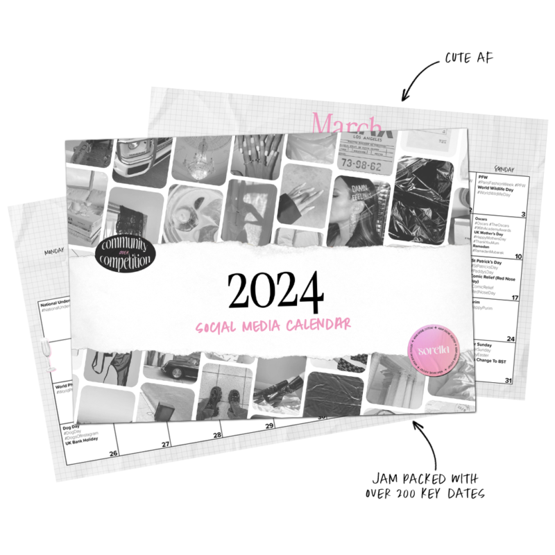 Sorella Creative Social Media Calendar 2024