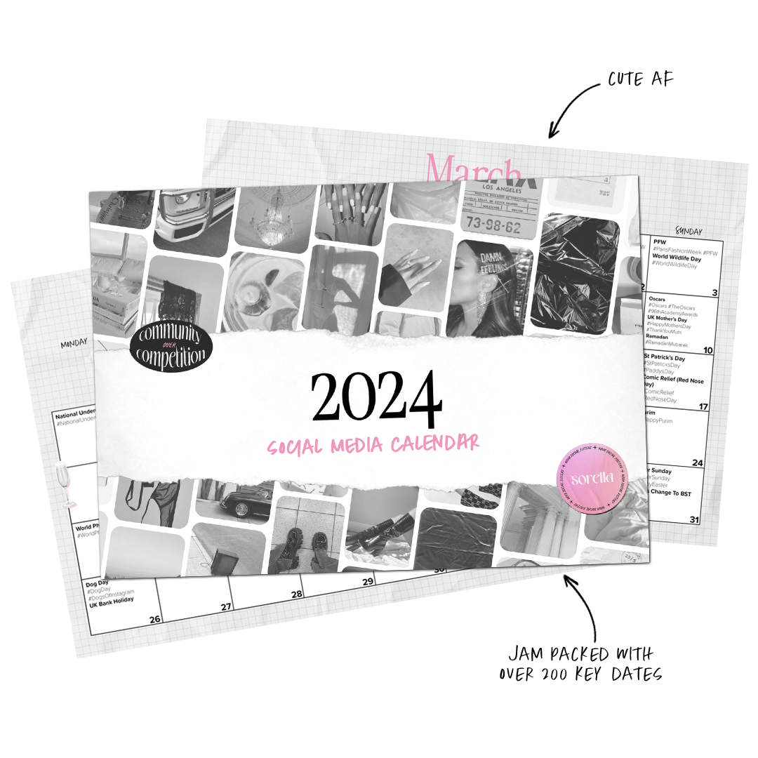 Sorella Creative Social Media Calendar 2024